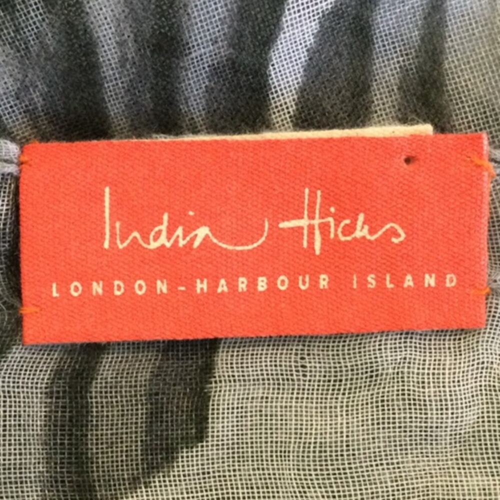 India Hicks Jungle Print Frayed Scarf - Picture 6 of 6